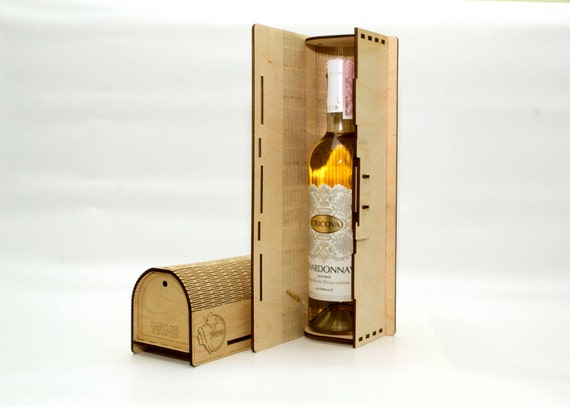Wine Box Wood Wine Box Plywood Wine Box Laser Cut Vector Model Instant Download Wine Box Laser Cut Wine Box Template