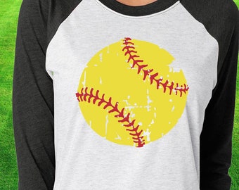 Softball svg, distressed Softball svg, dxf, eps, png, Softball Mom svg, Softball, files for cricut, iron on decal, Softball team svg, png