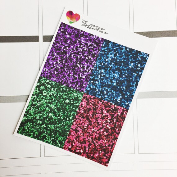Jewel Toned Glitter Headers Chunky Glitter Headers Erin