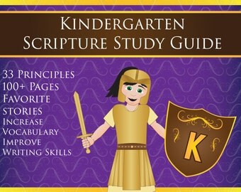 Book of Mormon Study Guide for Kindergarten | Scripture Prints for Family Home Evening | FHE | LDS Gifts