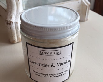 Aromatherapy Lavender and Vanilla Sugar Body Scrub