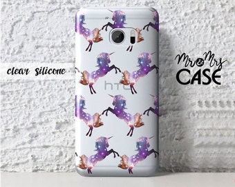 Space unicorn Htc 10 case-Htc silicone covers-htc One M7-HTC M9-Htc A9 protect-Desire 626-HTC Desire 628-Desire Eye-Htc One M8 cell covers