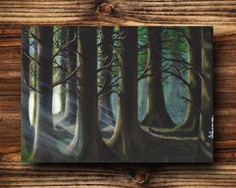 Dark Forest Original Painting