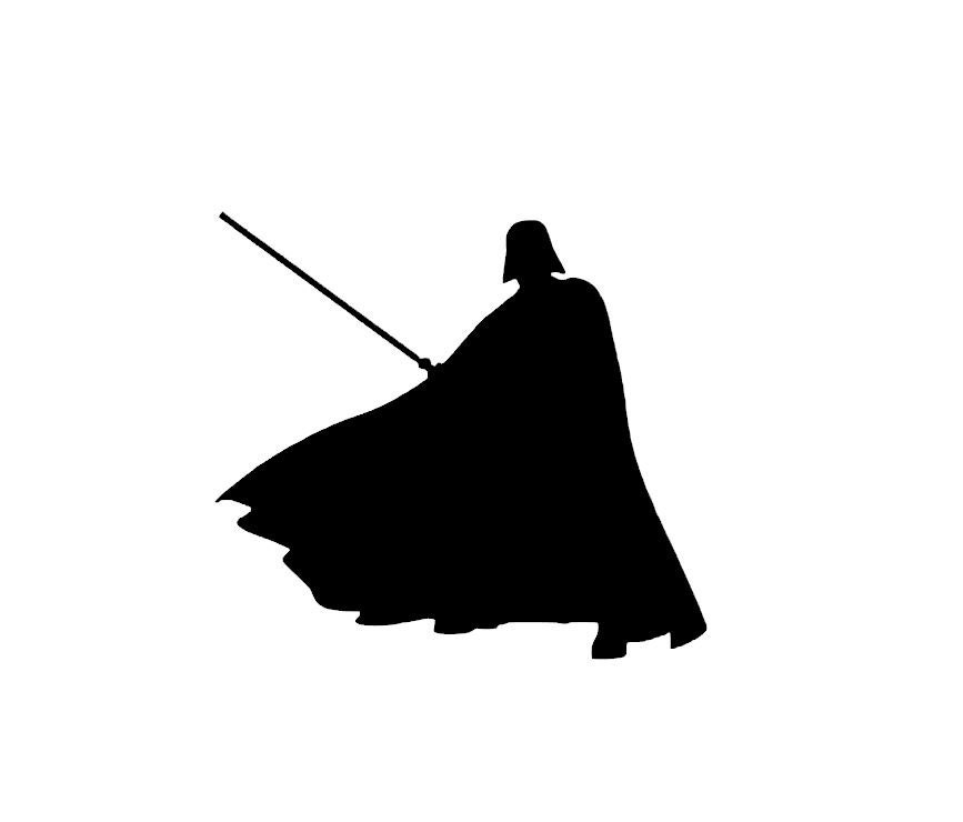 Download Star Wars Darth Vader Silhouette Vinyl Decal/Bumper Sticker