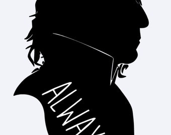 Snape Always | Snape Decal | Severus Snape | Harry Potter | Harry Potter Decal | Snape