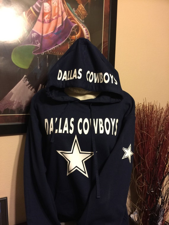 Dallas Cowboys Adult Unisex Hoodies with Hood Wording