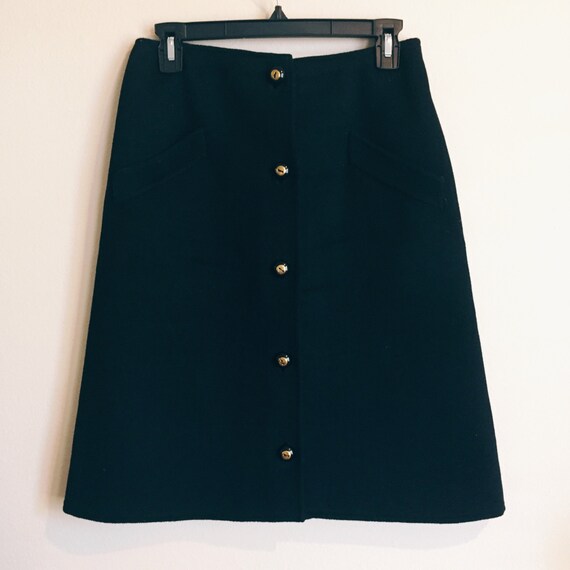 Vintage Valentino skirt valentino skirt wool by OliveandJoon