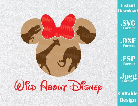 Download INSTANT DOWNLOAD SVG Disney Animal Kingdom Inspired Minnie
