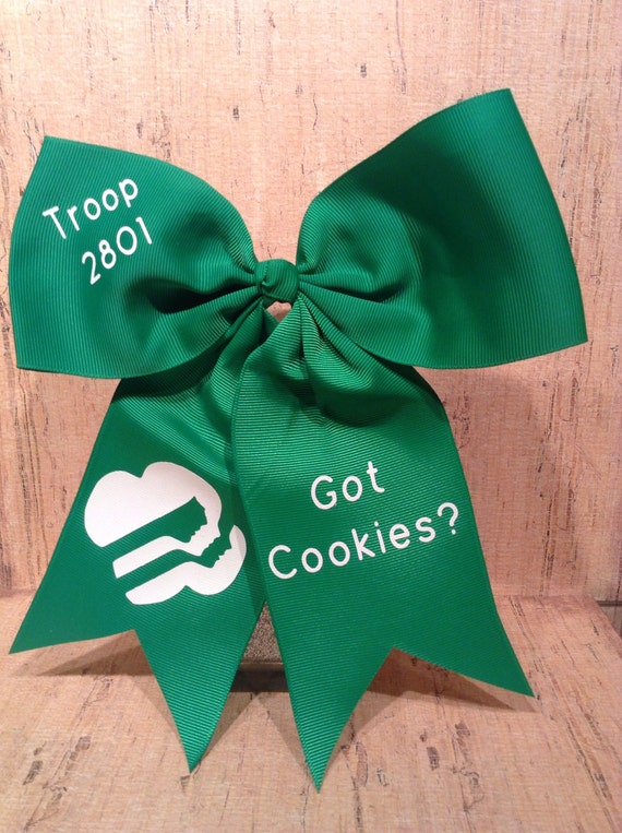 Girl Scout bows cheer boys cookies scouts girl scout