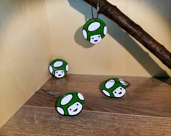 1-UP mushroom from Super Mario key chain