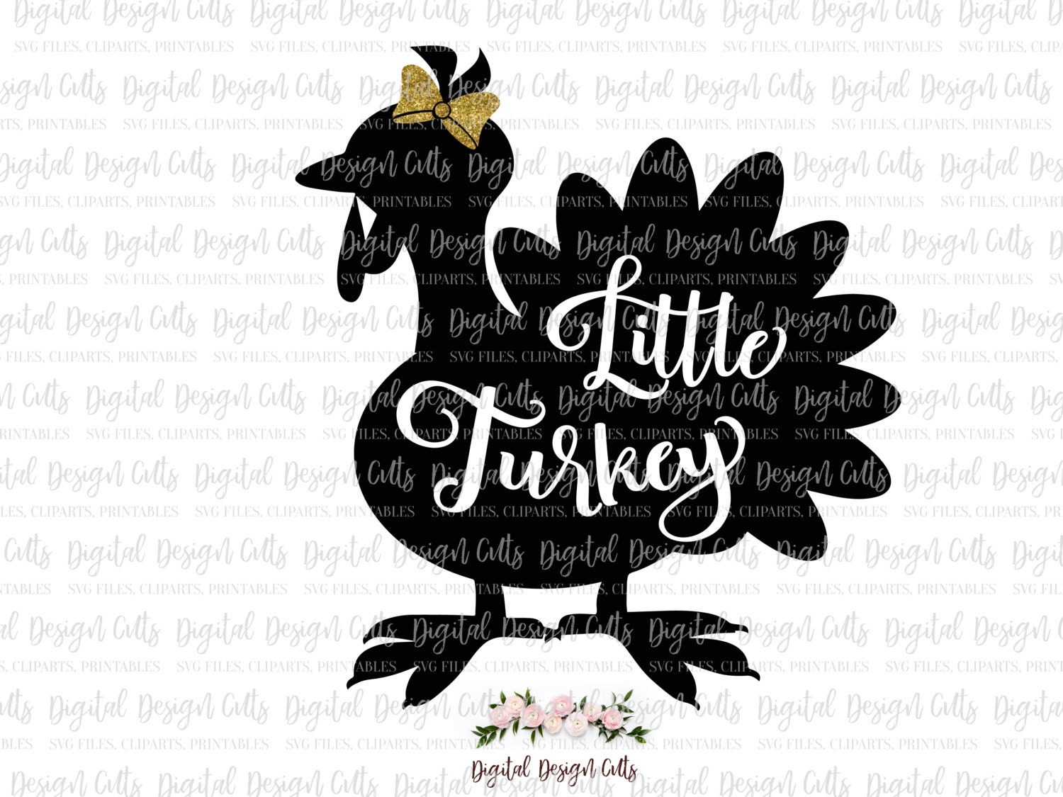 Download Little Turkey SVG Little Turkey Iron-on Small Turkey Turkey