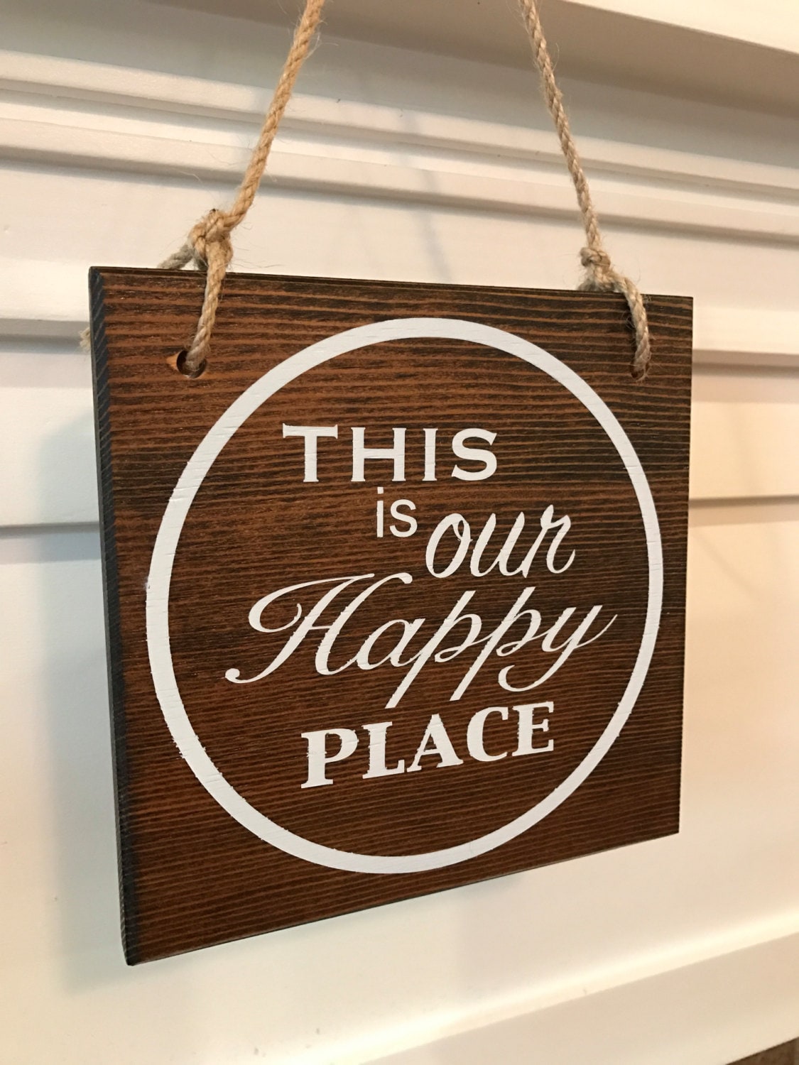 This Is Our Happy Place Sign Wood Sign Home Decor Sign