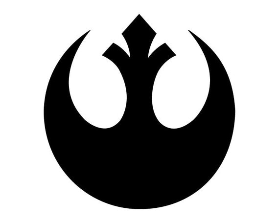 Star Wars Rebel Alliance Vinyl Stencil from SQBArmory on Etsy Studio