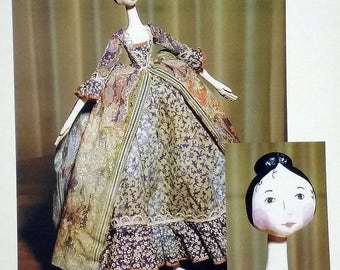 Queen Ann Doll Pattern Free Shipping Whimsy By Barbara Schoenoff Uncut