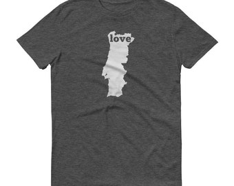 Portugal, Portuguese Clothing, Portuguese Shirt, Portugal T Shirt, Portugal TShirt, Portugal Map, Portuguese Gifts, Made in Portugal, Love