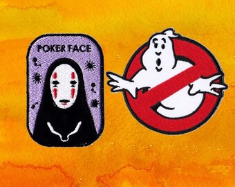 No Face Patch Ghost Patch Patches Iron On Patch Set Appliques Embroidered Patches