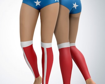 Leggings / Yoga Pants / Yoga Capri - Wonder Woman Leggings