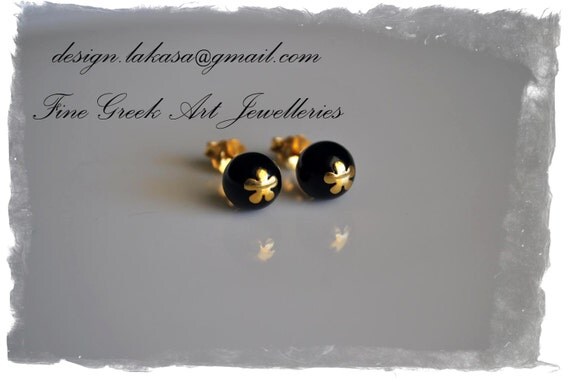 Flower Pearls Earrings Silver 925 Gold-plated Jewelry Lakasa e-shop gifts for her