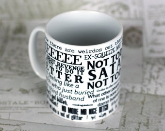 RuPaul Mug quotes from the best Drag Race Queens including Adore, Jinkx, Alyssa, Bianca, Alaska, can be personalised to make a great gift