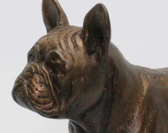 French Bulldog Standing - Small Cold Cast Bronze Dog Statue