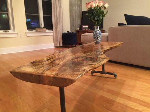 live edge silver maple long coffee table live edge silver maple long coffee table