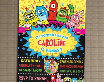 Yo Gabba Gabba Party Invitations 9