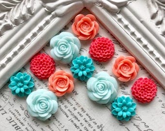 Bright Flower Magnets Or Pushpins, Decorative Magnets Or Thumbtacks, Floral Magnets, Kitchen Fridge Magnets, Decorative Pushpins
