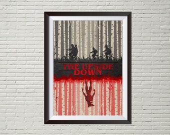 Stranger Things - The Upside Down - mini art print