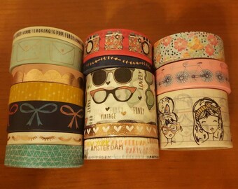 24" Paper Studio brand washi tape samples