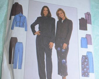 Simplicity 8398 Misses Jacket or Vest Skirt and Pants Sewing Pattern - UNCUT - Size 14 16 18