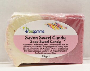 Vegan Sweet Candy and creamy Soap / SOAP vegan soft and creamy Sweet Candy