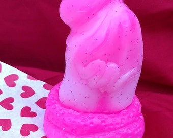 Realistic Dildo Virgite R14 Black 23 cm