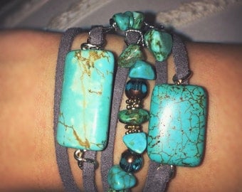 Turquoise Wrap Bracelet :)