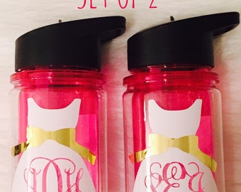 FREE Shipping Flower girl Gift, Set of 2 Flower Girl Cup, Flower gift idea, Flower Girl Personalized Gift, Flower Girl Customized Tumbler
