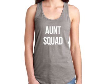 Aunt Squad Racerback Tank Top