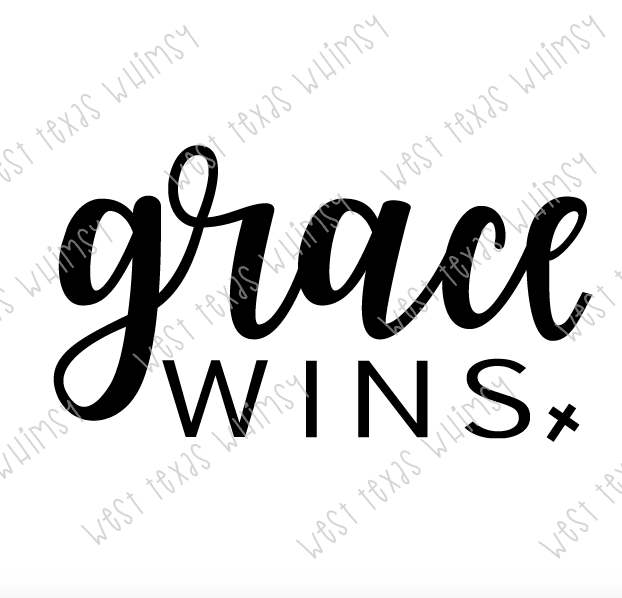 Download Grace Wins SVG Easter Sunday svg christian mom svg bible
