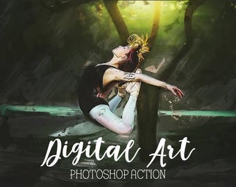 Digital Art - Photoshop Action