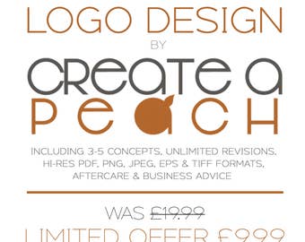SALE! Professional Custom Logo Design, OOAK One Of A Kind Vector Package Service, Startup Business, Etsy Branding, Small Business Branding