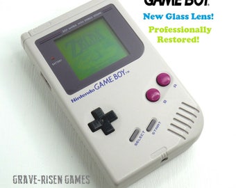 Restored Original Nintendo GameBoy (DMG-01) Handheld Console *New Glass Lens*
