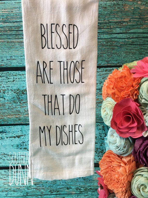 Download Rae Dunn Inspired Kitchen Towel Flour Sack Towel Tea Towel