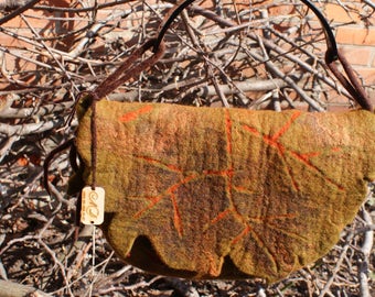 Nuno felted bag / Валяная сумка