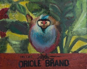 Limited Edition Giclee Print Oriole Brand Bird