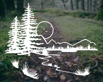 Nature decals | Etsy