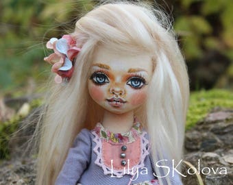 Textile doll nice textile doll and interior doll fabric doll portrait doll cloth textile doll текстильная кукла selfy doll portrait doll