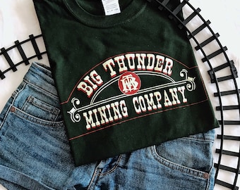 Disney Inspired Unisex Big Thunder Mountain Mining Company Logo T-Shirt