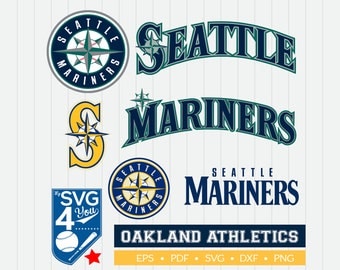 Seattle Mariners Cut Files, SVG Files, Baseball Clipart, Cricut Seattle Mariners Cutting Files, Baseball DXF, Clipart, Instant Download