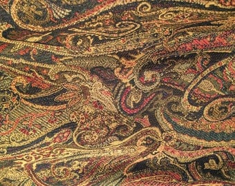 Black Paisley Tapestry