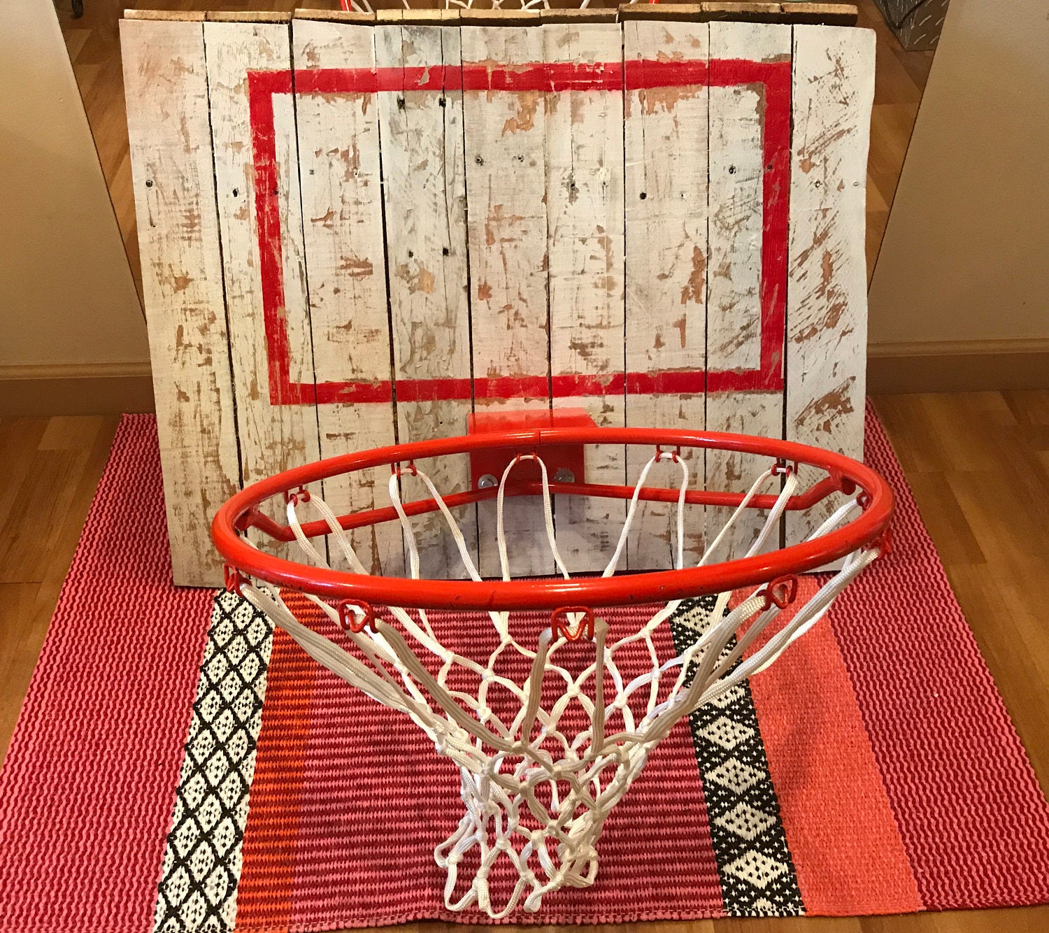 Rustic Basketball Hoop