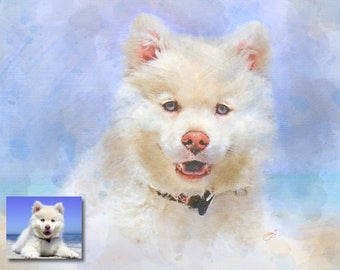 Custom Pet portrait, Custom Dog portrait, Pet Portraits, Custom Dog Painting, Dog portrait, Personalized, Animal Portraits, Pet Portrait