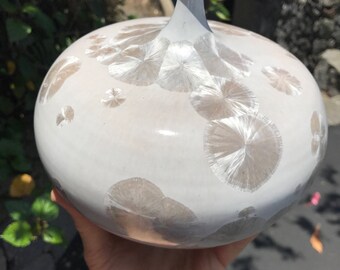 Crystalline Glazed vase